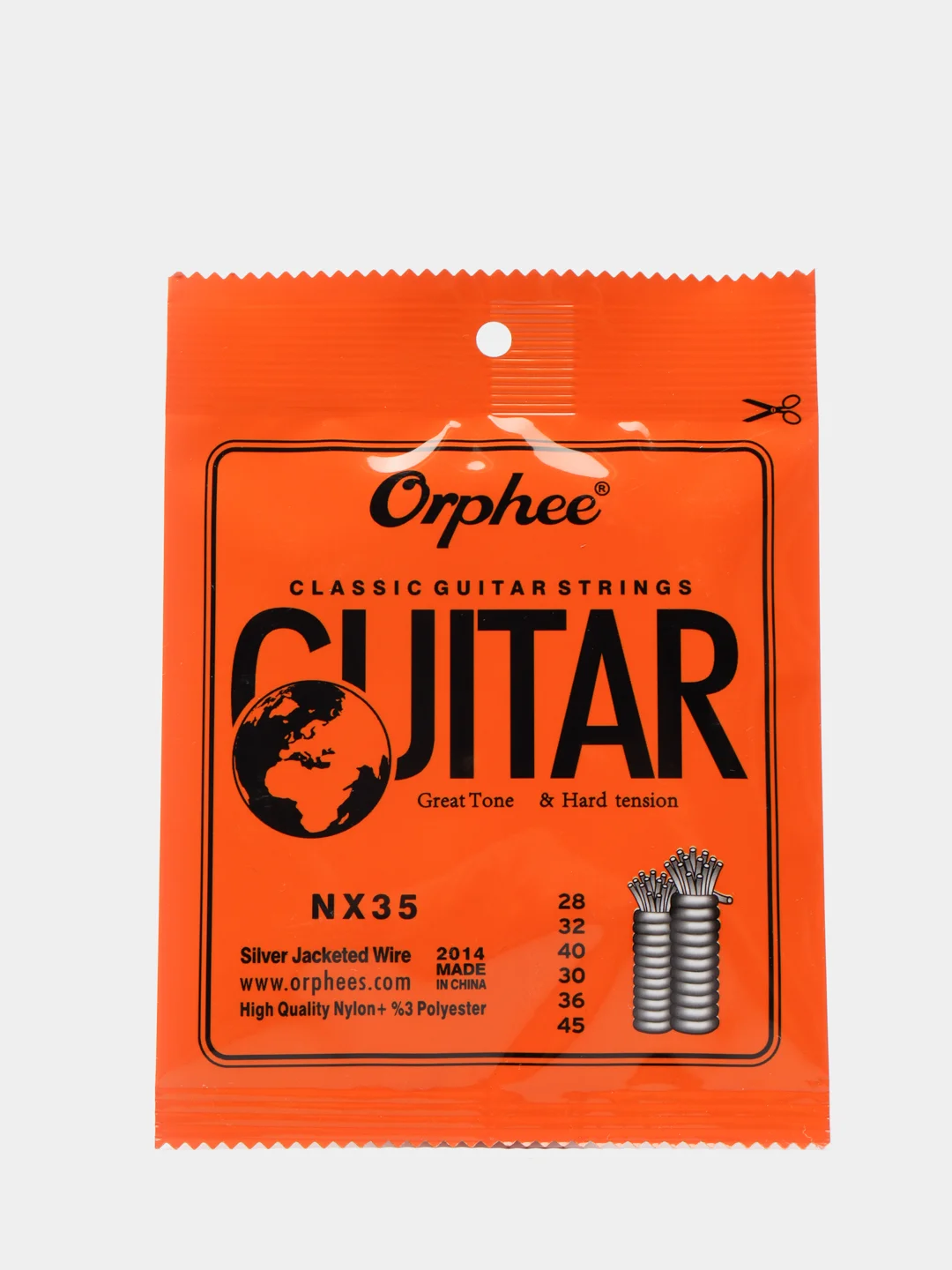 Лайм нейлоновые струны Orphee NX35/NX36