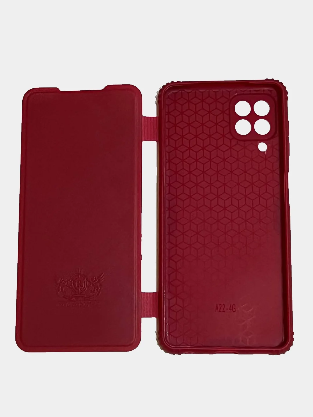 Красный чехол-книжка для Samsung A02, A02S, A22