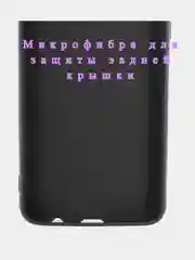 Черный чехол для Samsung A22 силиконовый с soft touch покрытием