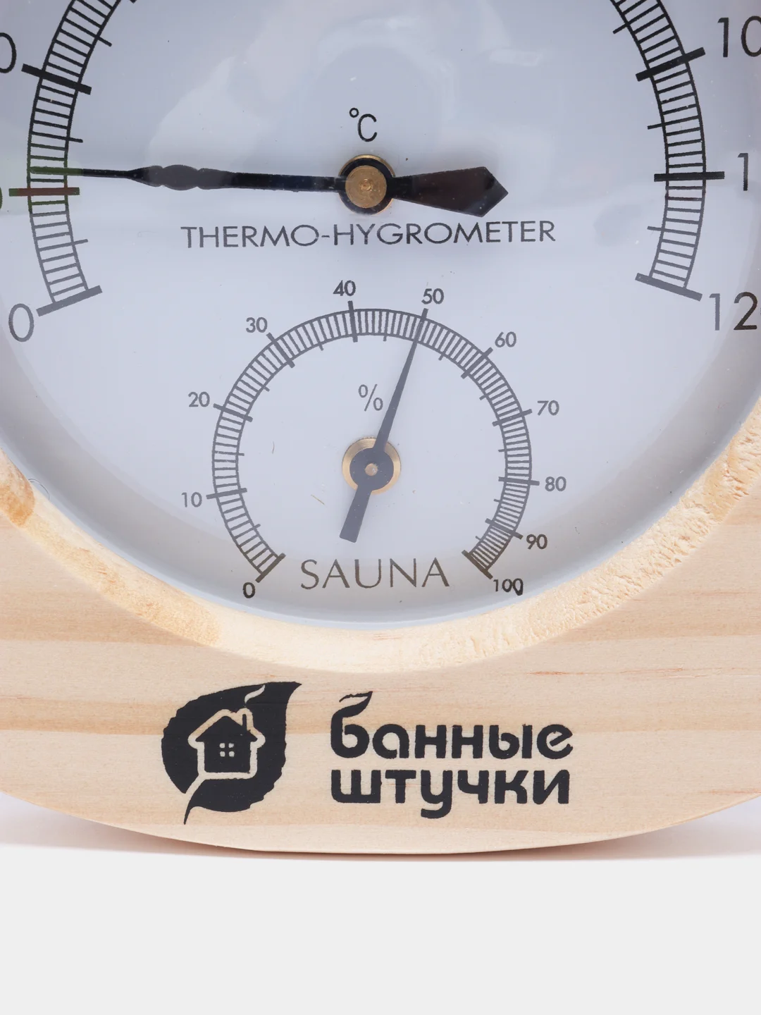 Термометр с гигрометром "Банная станция", овальный, 16 х 14 х 3 см