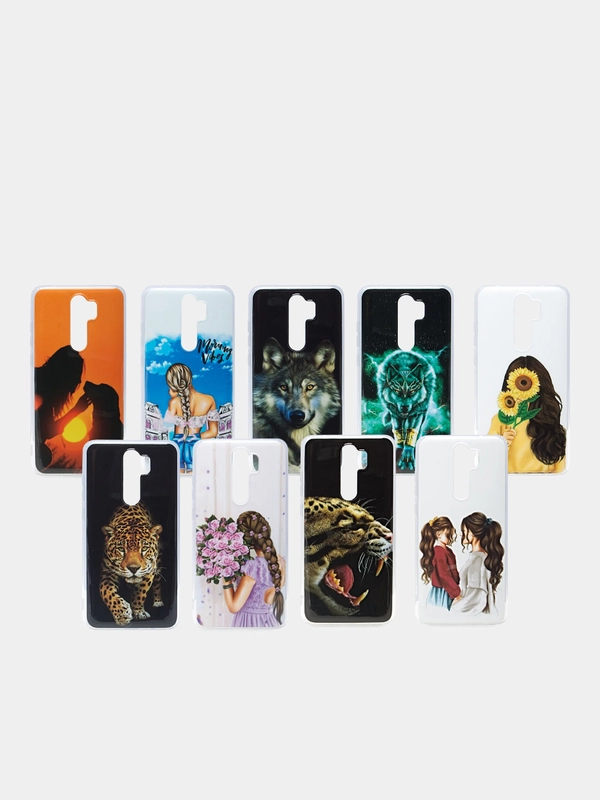 Чехол силиконовый для Xiaomi Redmi Note 8 Pro, с рисунком
