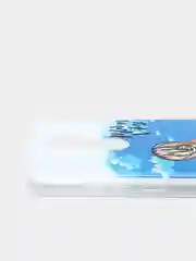 Голубой чехол силиконовый для Xiaomi Redmi Note 8 Pro, с рисунком