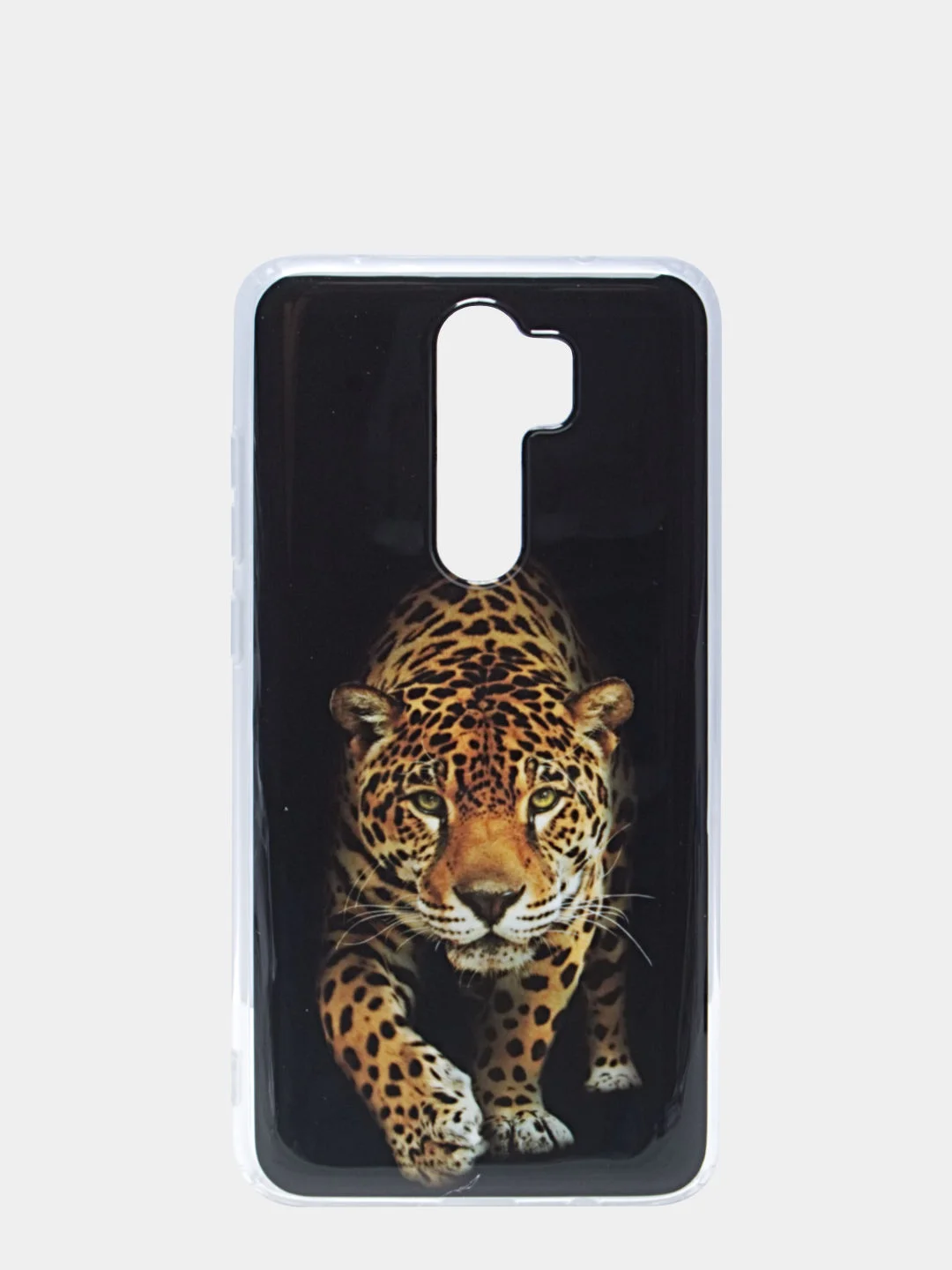 Коричневый чехол силиконовый для Xiaomi Redmi Note 8 Pro, с рисунком