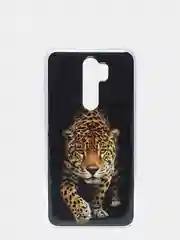 Коричневый чехол силиконовый для Xiaomi Redmi Note 8 Pro, с рисунком