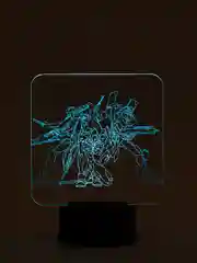 Зеленый ночник 3D светодиодный аниме "Евангелион", USB