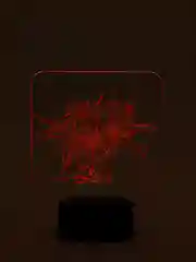 Голубой ночник 3D светодиодный аниме "Евангелион", USB