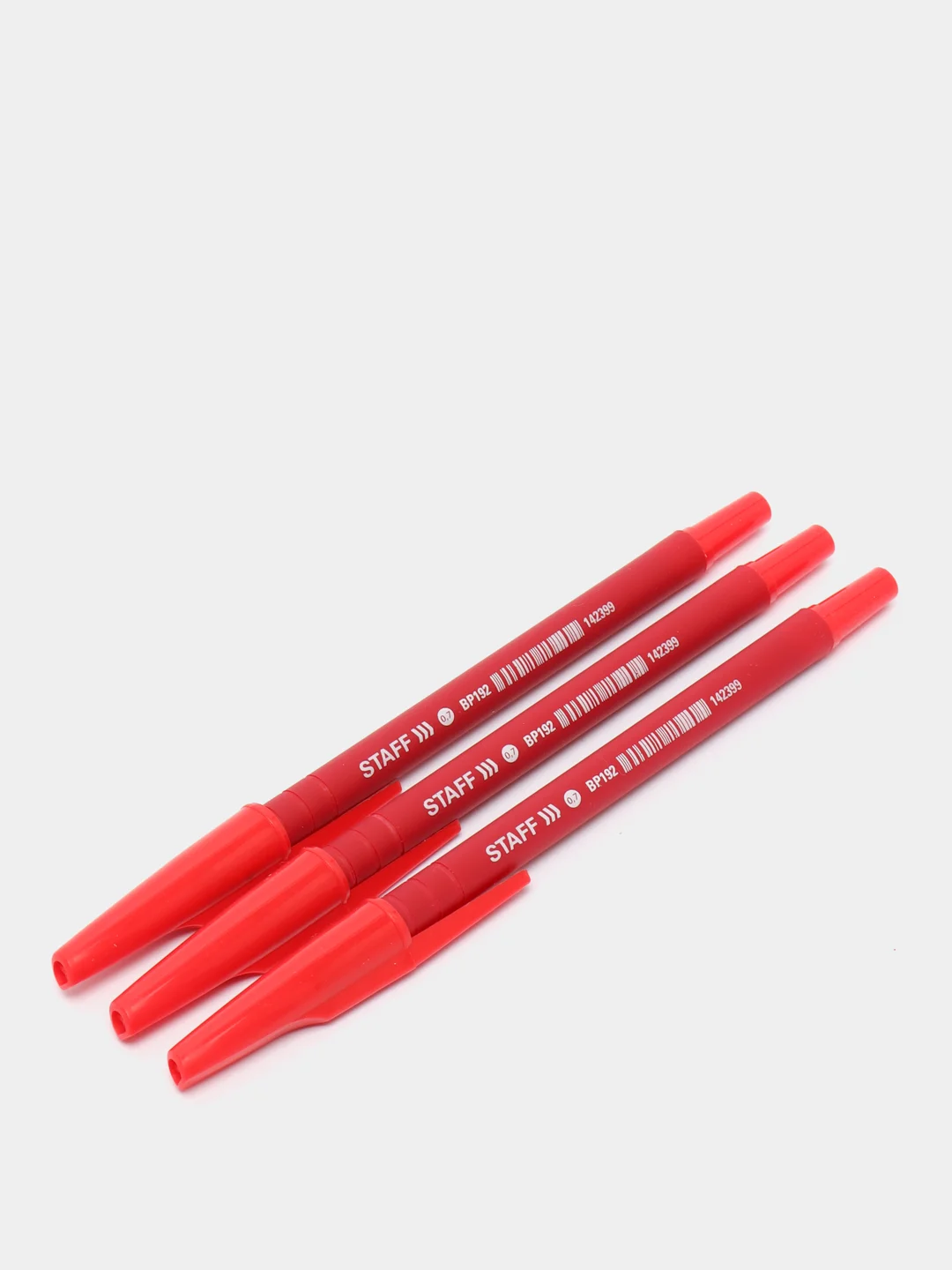 Ручка шариковая STAFF "EVERYDAY", КРАСНАЯ, 50 шт