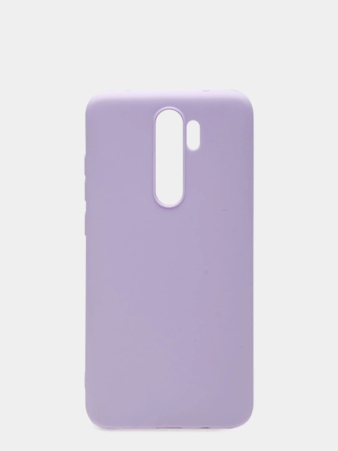 Сиреневый чехол для Xiaomi Redmi Note 8 Pro силиконовый, матовый, однотонный