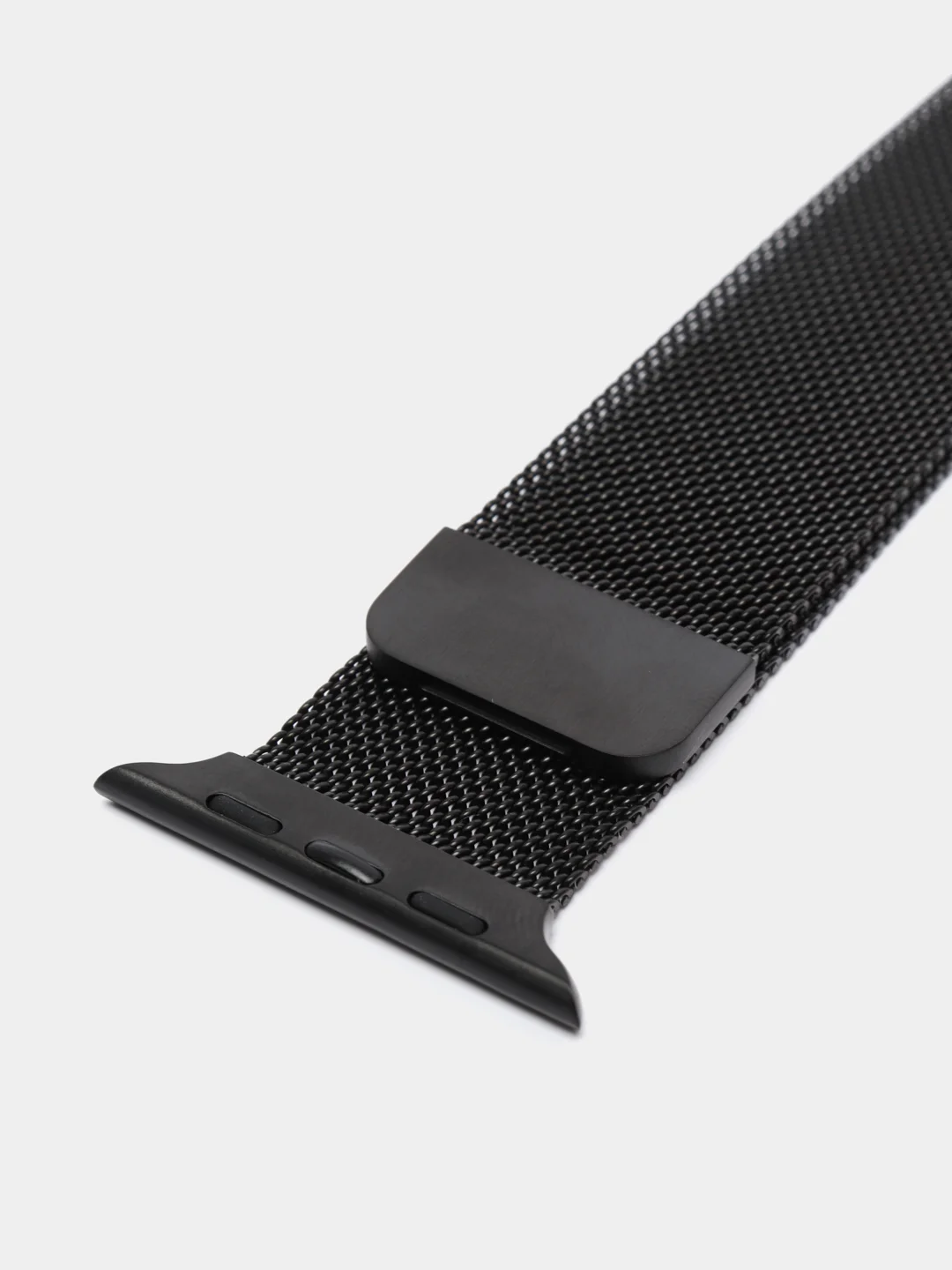 Черный ремешок для Apple Watch миланская петля iWatch