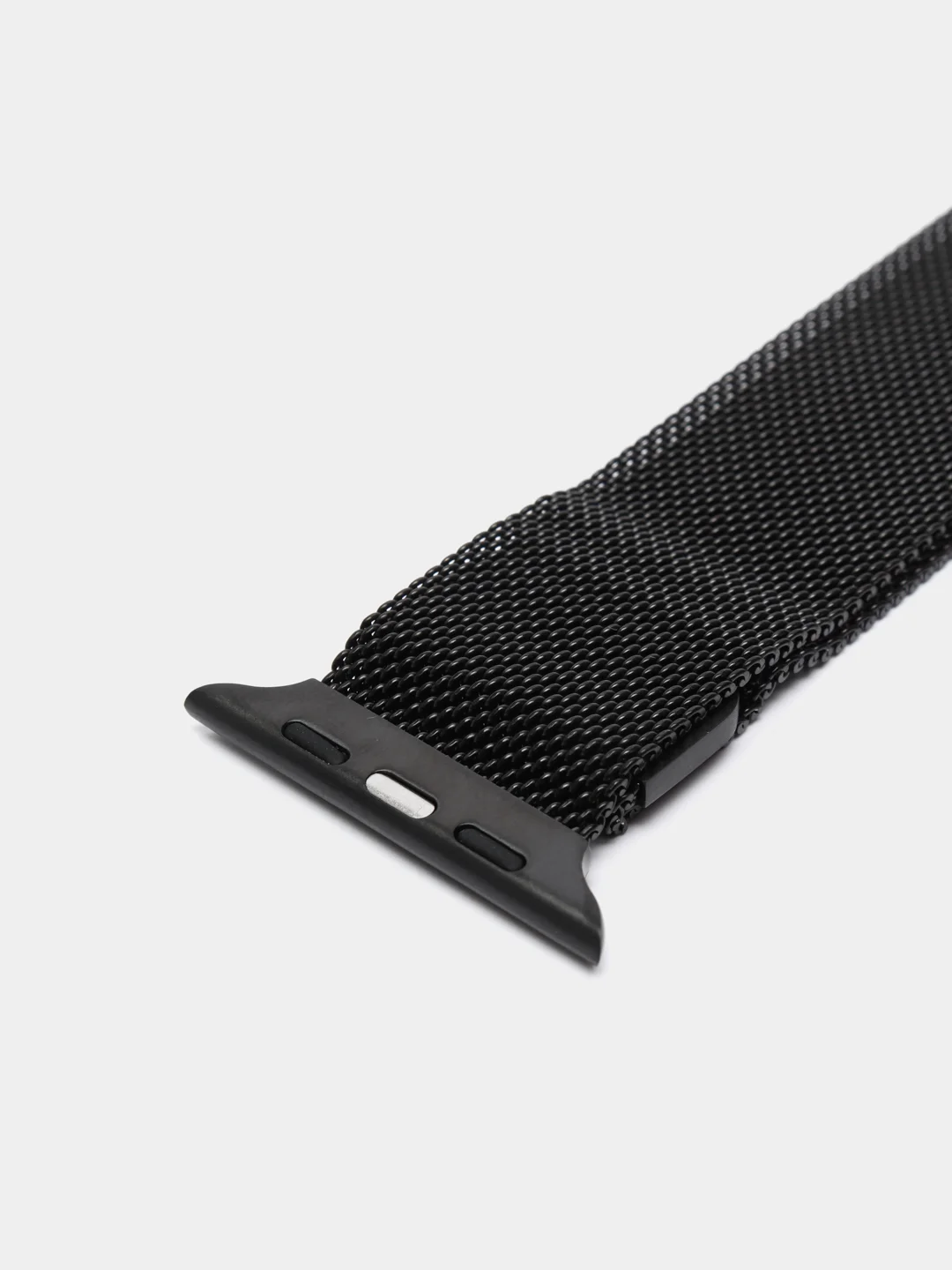 Черный ремешок для Apple Watch миланская петля iWatch