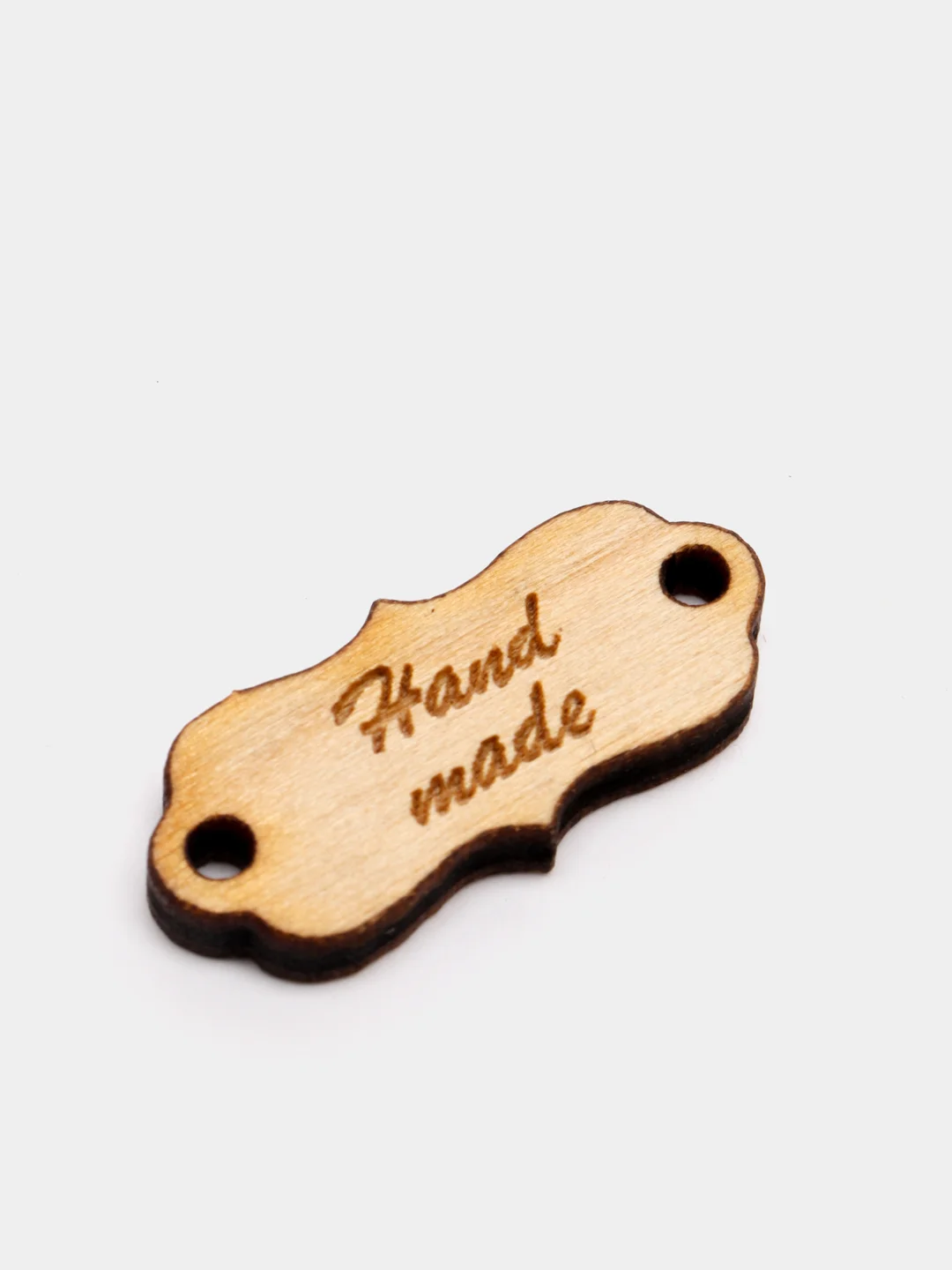 Бирка Hand Made,набор 3шт.,25х11мм.,дерево