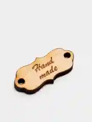 Бирка Hand Made,набор 3шт.,25х11мм.,дерево