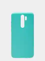 Бирюзовый чехол для Xiaomi Redmi Note 8 Pro силиконовый, матовый, однотонный