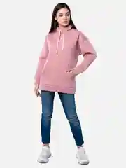 Женское утепленное худи, толстовка с начесом оверсайз, с капюшоном VALENNA
