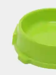 Зеленый миска для кошек и собак пластиковая FAVORITE, нескользящая, 0,22 л