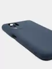 Темно-синий чехол Xiaomi Redmi Note 10 / Redmi Note 10S / Poco M5s силиконовый цветной матовый