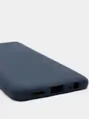 Темно-синий чехол Xiaomi Redmi Note 10 / Redmi Note 10S / Poco M5s силиконовый цветной матовый