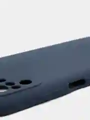 Темно-синий чехол Xiaomi Redmi Note 10 / Redmi Note 10S / Poco M5s силиконовый цветной матовый