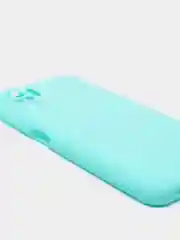 Бирюзовый чехол Xiaomi Redmi Note 10 / Redmi Note 10S / Poco M5s силиконовый цветной матовый