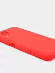 Красный чехол Xiaomi Redmi Note 10 / Redmi Note 10S / Poco M5s силиконовый цветной матовый