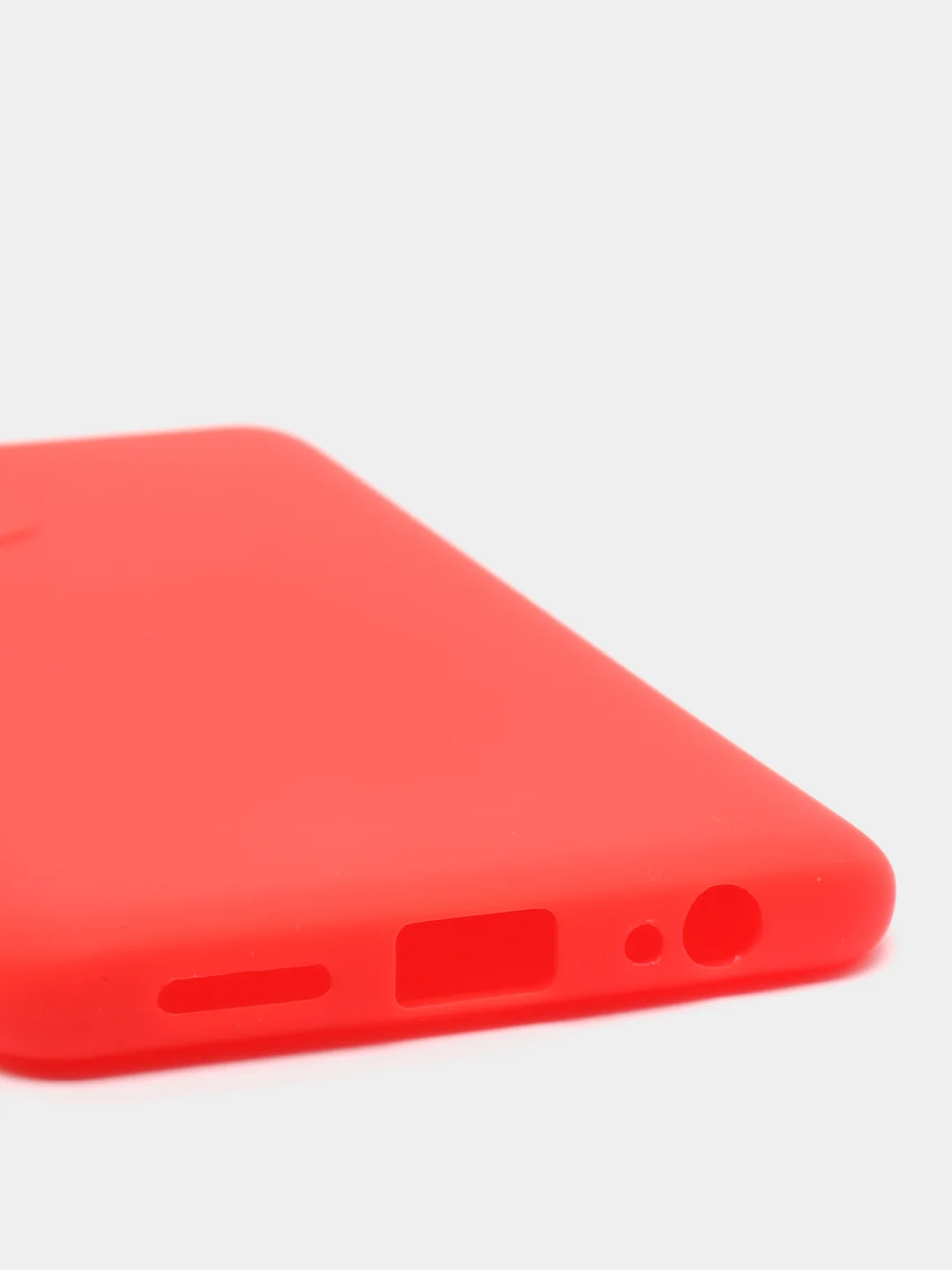 Красный чехол Xiaomi Redmi Note 10 / Redmi Note 10S / Poco M5s силиконовый цветной матовый