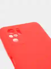 Красный чехол Xiaomi Redmi Note 10 / Redmi Note 10S / Poco M5s силиконовый цветной матовый
