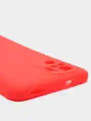 Красный чехол Xiaomi Redmi Note 10 / Redmi Note 10S / Poco M5s силиконовый цветной матовый