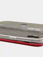 Красный чехол книжка Samsung Galaxy J4 2018, Самсунг Галакси Джи4 2018