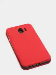Красный чехол книжка Samsung Galaxy J4 2018, Самсунг Галакси Джи4 2018