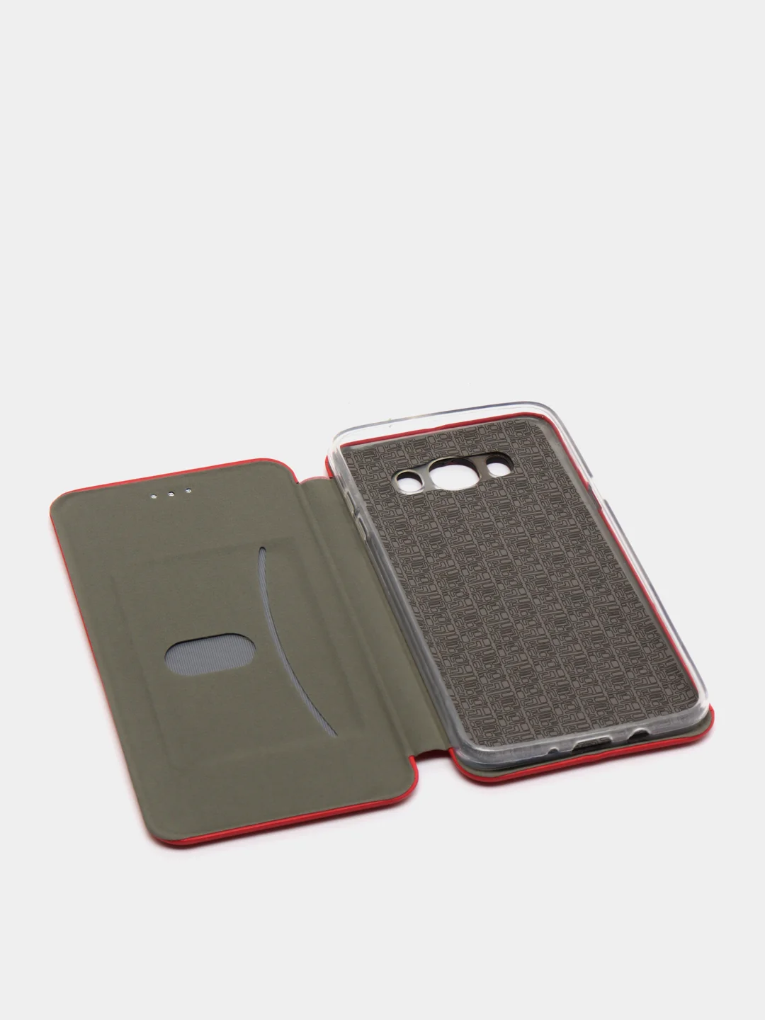 Красный чехол книжка на Samsung Galaxy J7 2016 (J710), Самсунг Галакси Джи7 2016 (Джи710)