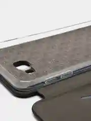 Синий чехол-книжка Samsung Galaxy J4+/J4 Plus (Самсунг Галакси Джи 4+/Джи 4 Плюс)