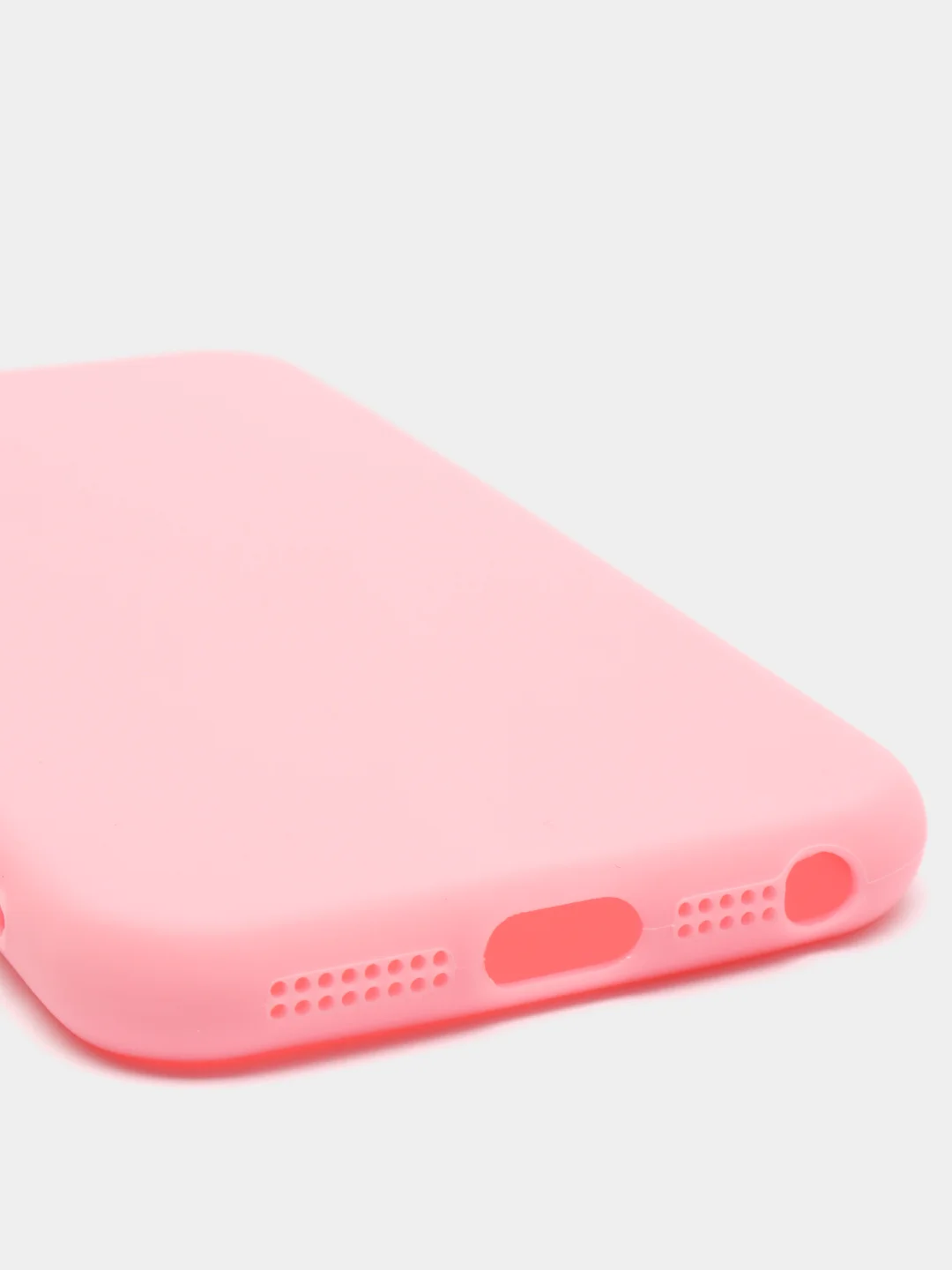 Розовый чехол силиконовый на iPhone 5, 5s, 6, 6s, 7, 8, SE 2020, X, XR, XS Max, 12 14 Pro, 13 mini