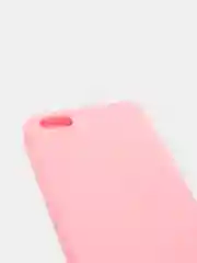 Розовый чехол силиконовый на iPhone 5, 5s, 6, 6s, 7, 8, SE 2020, X, XR, XS Max, 12 14 Pro, 13 mini