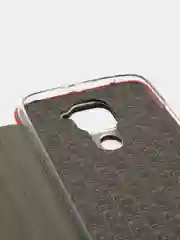 Красный чехол-книжка для Xiaomi Redmi Note 9 (Сяоми Редми Нот 9)