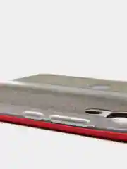 Красный чехол-книжка для Xiaomi Redmi Note 9 (Сяоми Редми Нот 9)