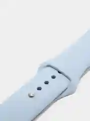 Небесно-голубой ремешок, силиконовый, цветной, для Apple Watch, 38, 40, 42, 44, 45, 49 мм