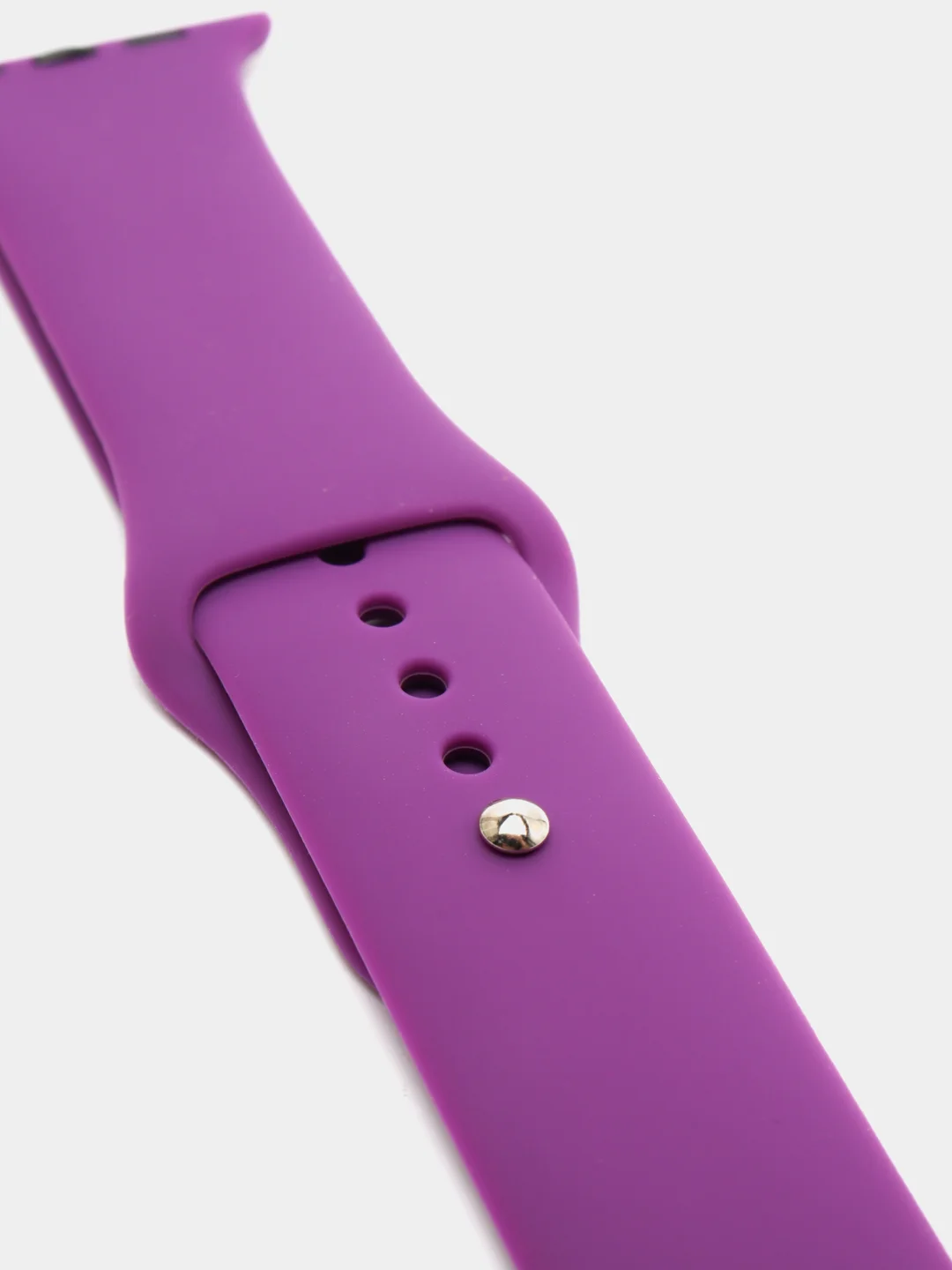 Пурпурный ремешок, силиконовый, цветной, для Apple Watch, 38, 40, 42, 44, 45, 49 мм