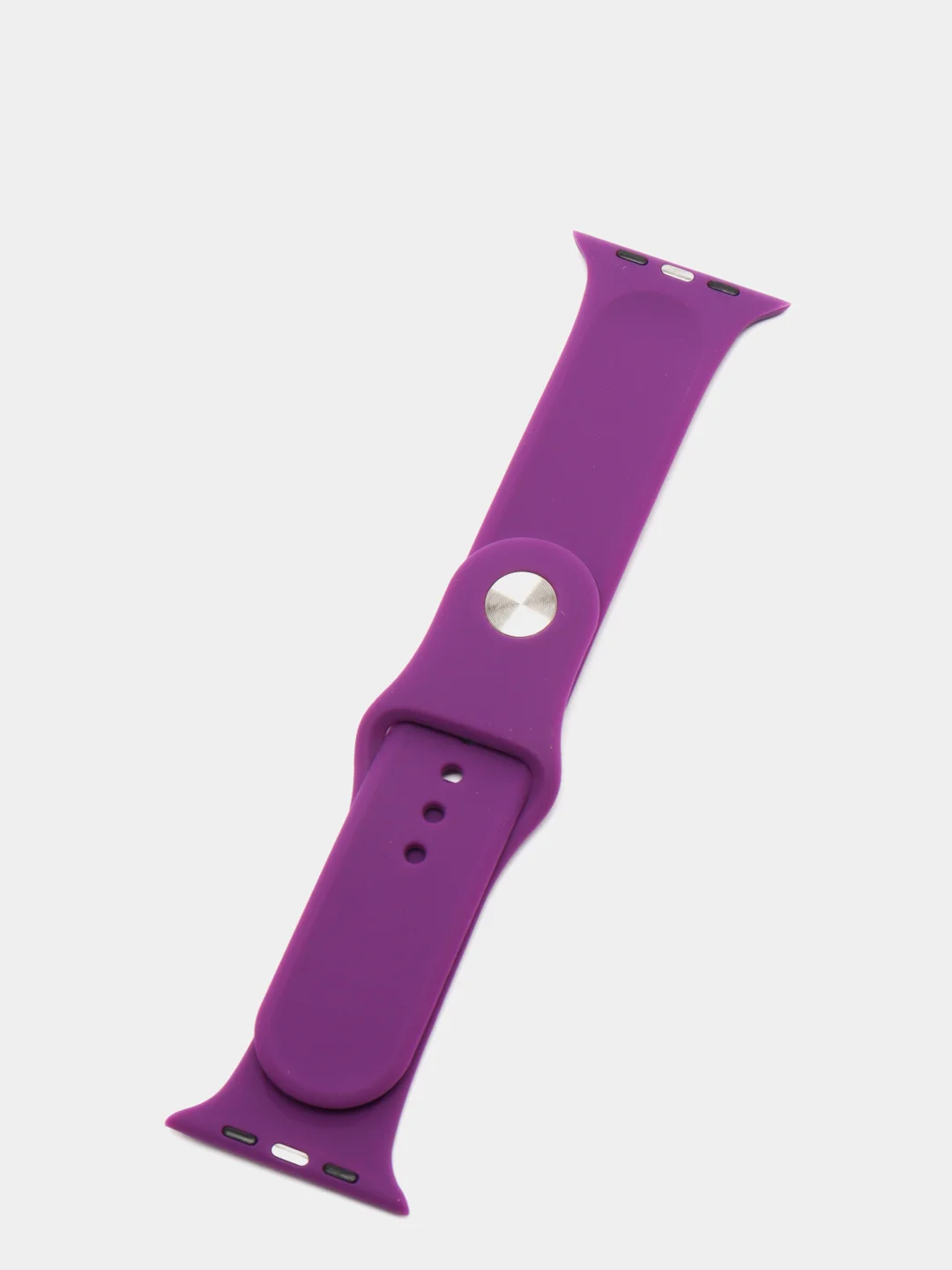 Пурпурный ремешок, силиконовый, цветной, для Apple Watch, 38, 40, 42, 44, 45, 49 мм
