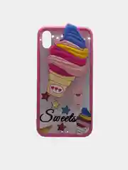 Тёмно-розовый чехол для iPhone XS Max