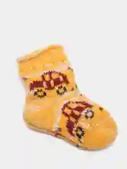 Желтый носки детские, шерстяные