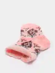 Розовый носки детские, шерстяные