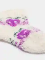 Белый носки детские, шерстяные