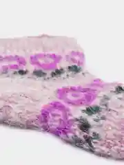 Лавандовый носки детские, шерстяные