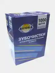 Зубочистки Aviora в индивидуальной упаковке 500 и 1000 шт