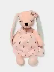 Розовый мягкая игрушка Спящая Зайка, 35 см