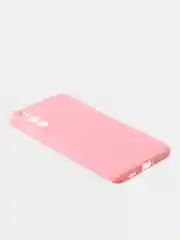 Розовый чехол для Samsung S21 FE цветной матовый