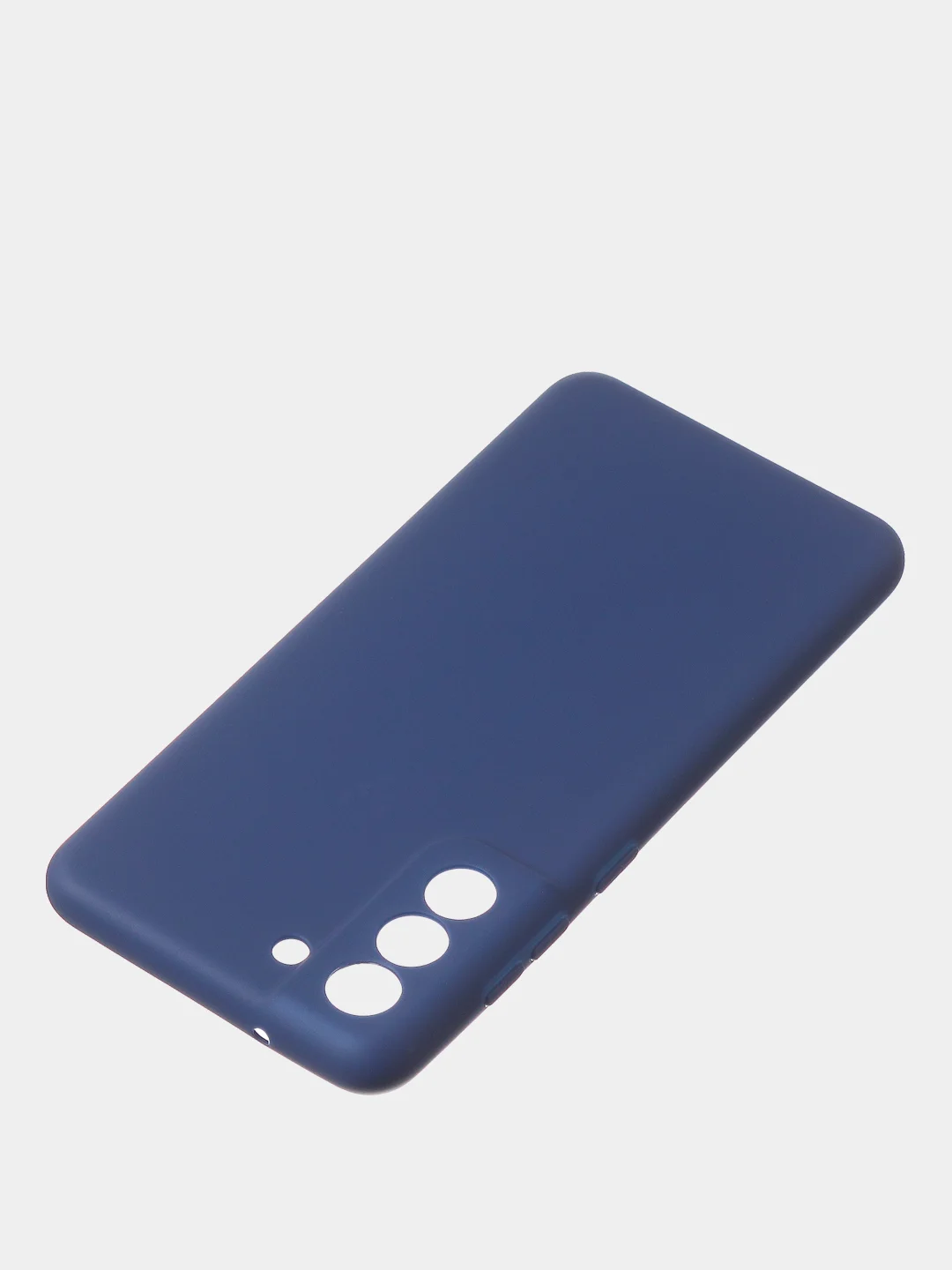 Темно-синий чехол для Samsung S21 FE цветной матовый