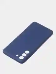 Темно-синий чехол для Samsung S21 FE цветной матовый