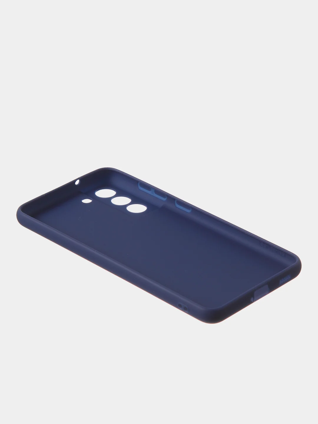 Темно-синий чехол для Samsung S21 FE цветной матовый