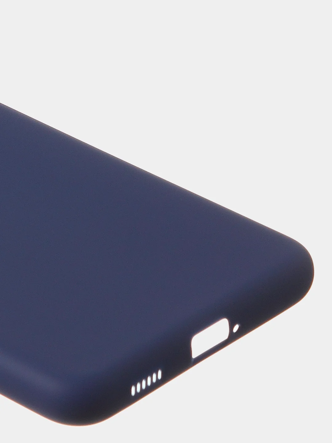 Темно-синий чехол для Samsung S21 FE цветной матовый